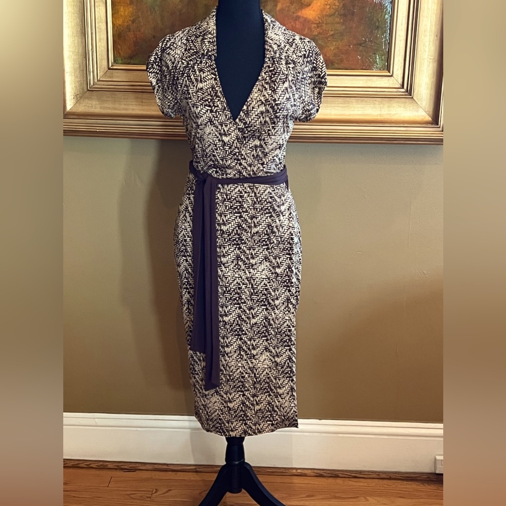 Diane Von Furstenburg Delphine Shirt Style Wrap Dress